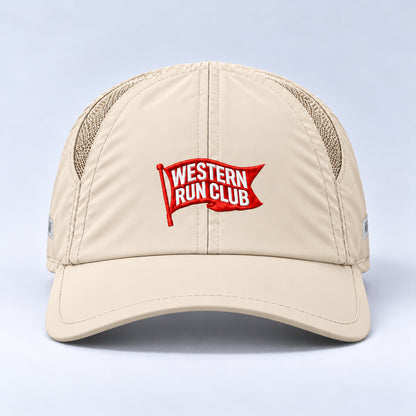 brand classic flag  bone centered front view