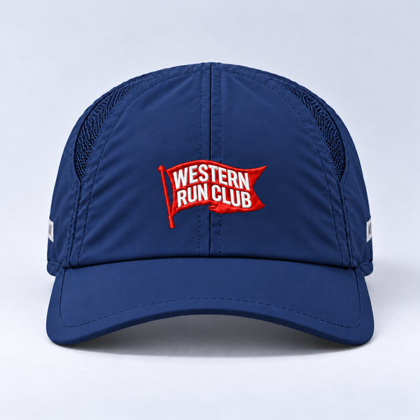 brand classic flag  navy centered front view