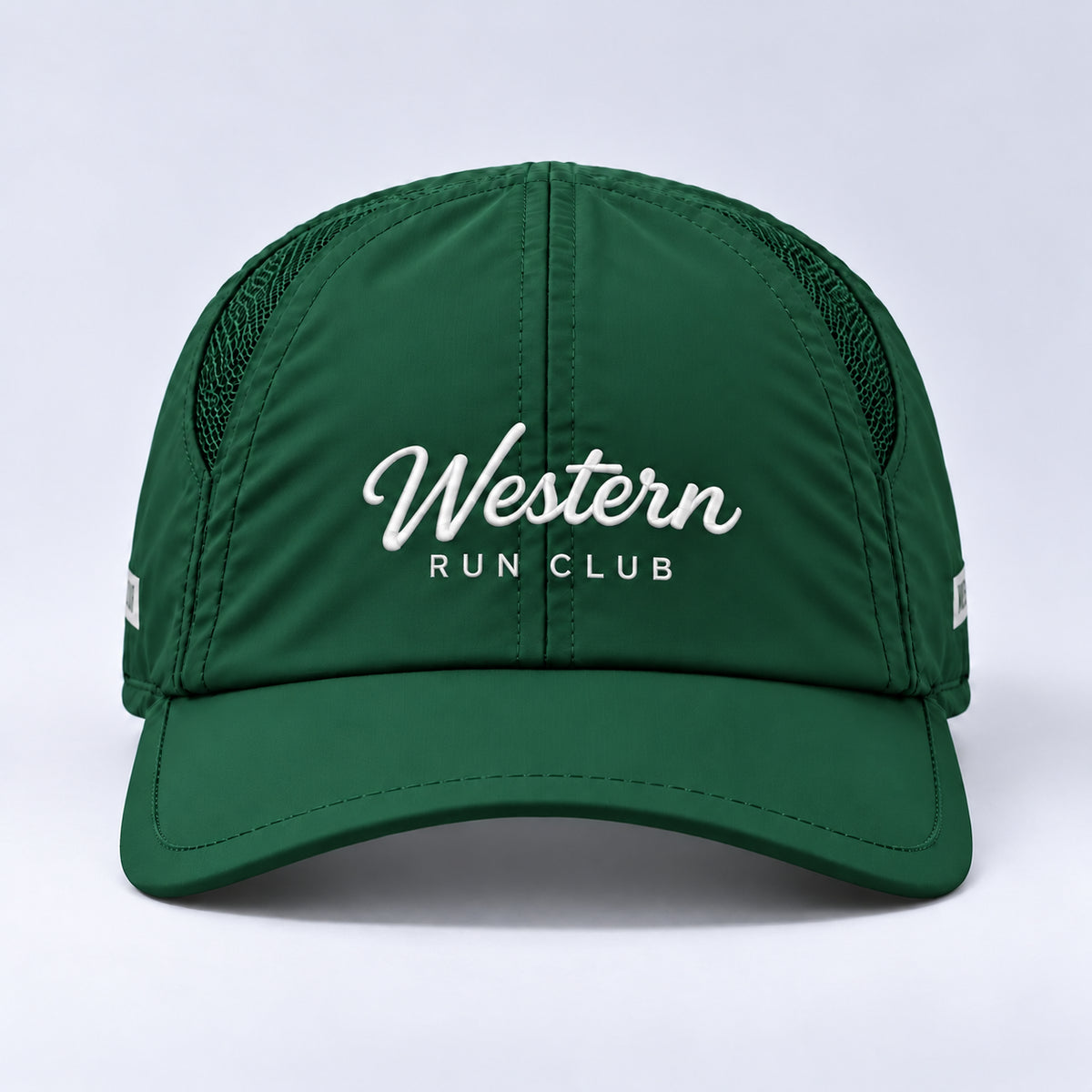 brand script club  forest centered front view