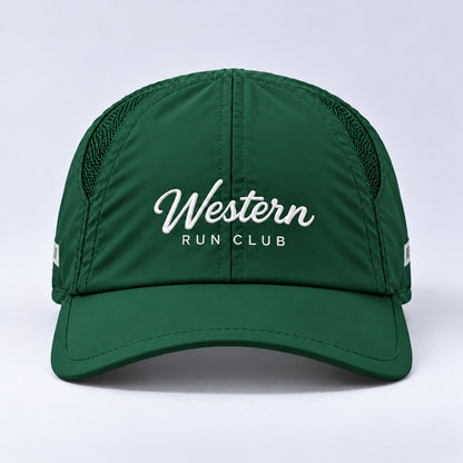 brand script club  forest centered front view