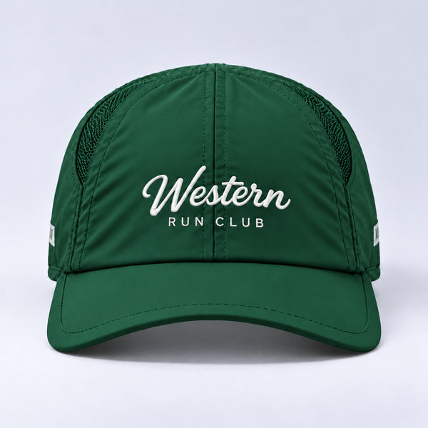 brand script club  forest centered front view