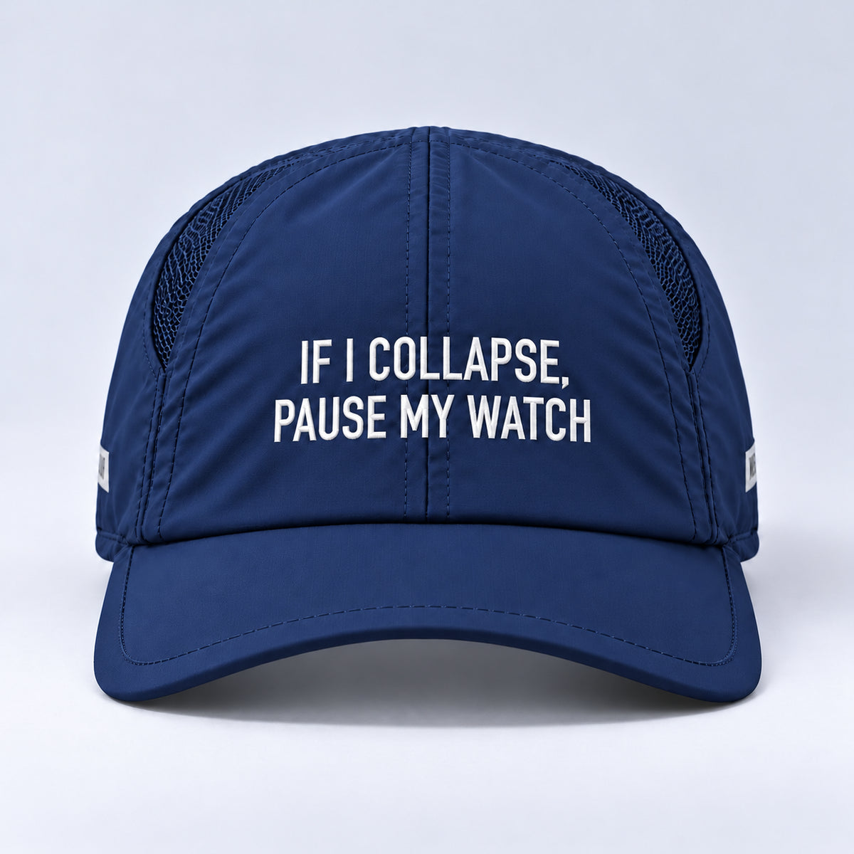 phrase 01 pause my watch  navy centered front view
