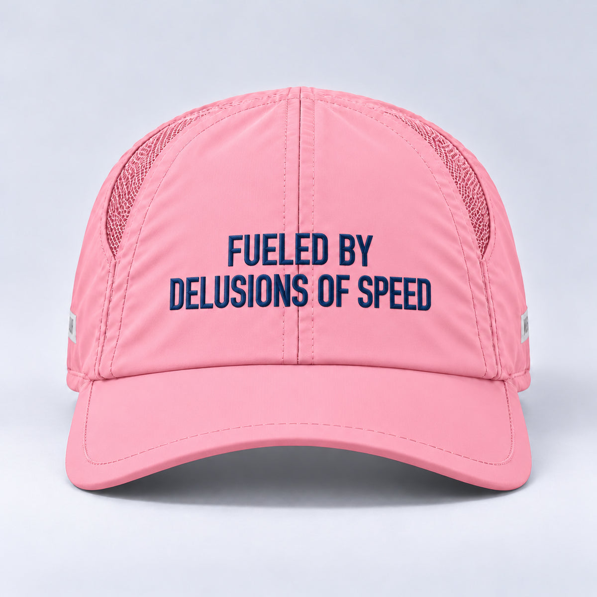 phrase 02 delusions of speed  blush pink centered front view