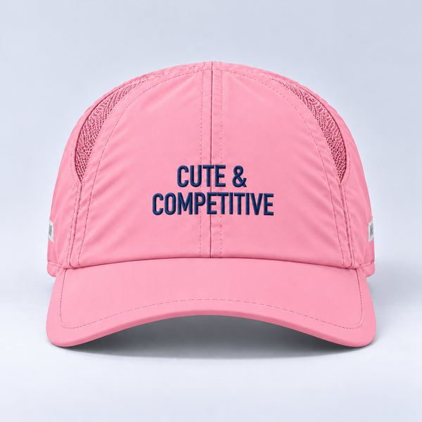 phrase 04 cute competitive  blush pink centered front view