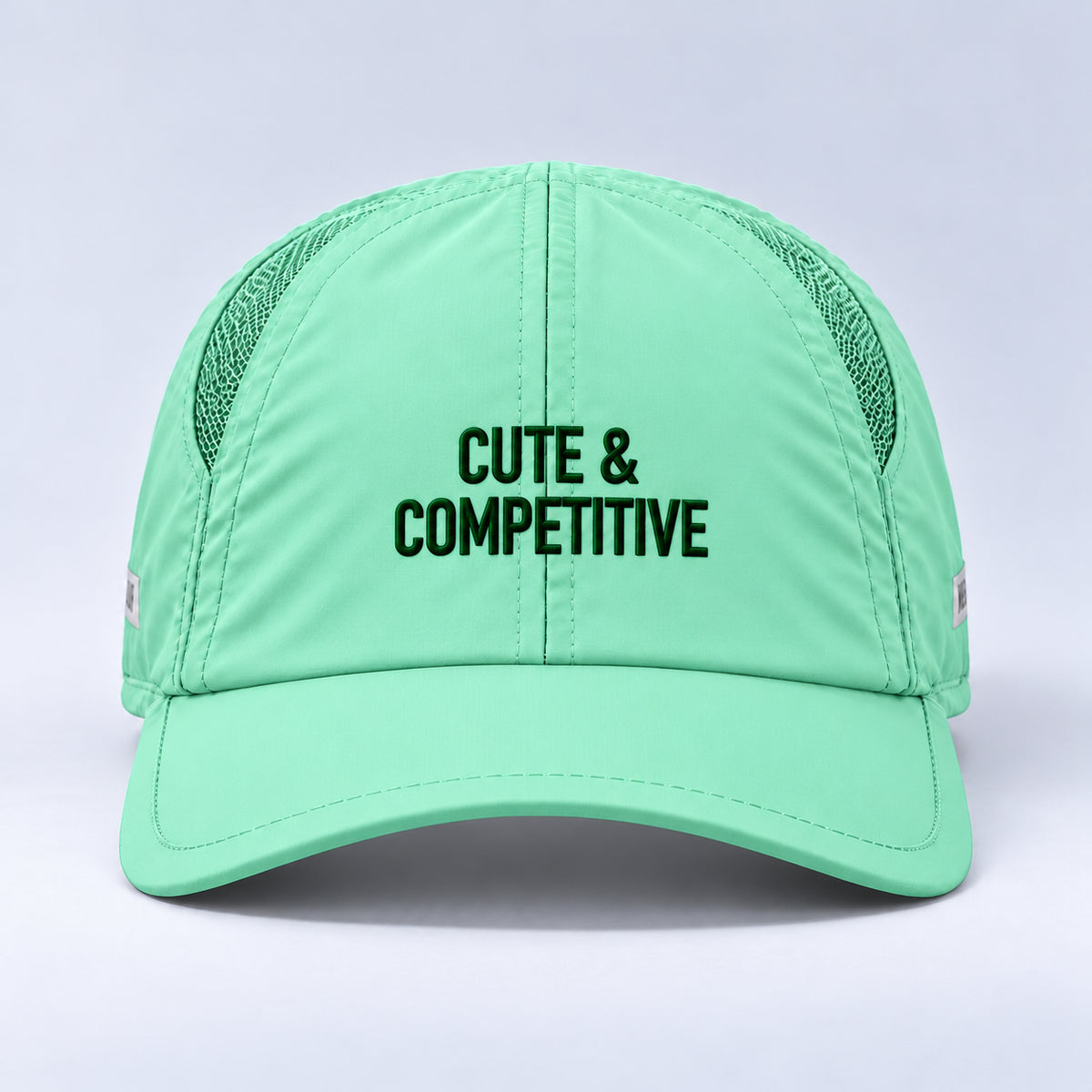 phrase 04 cute competitive  seafoam centered front view