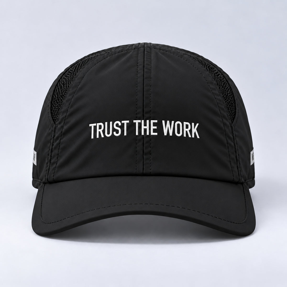 phrase 05 trust the work  black centered front view