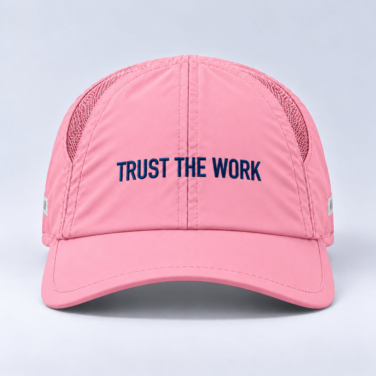 phrase 05 trust the work  blush pink centered front view