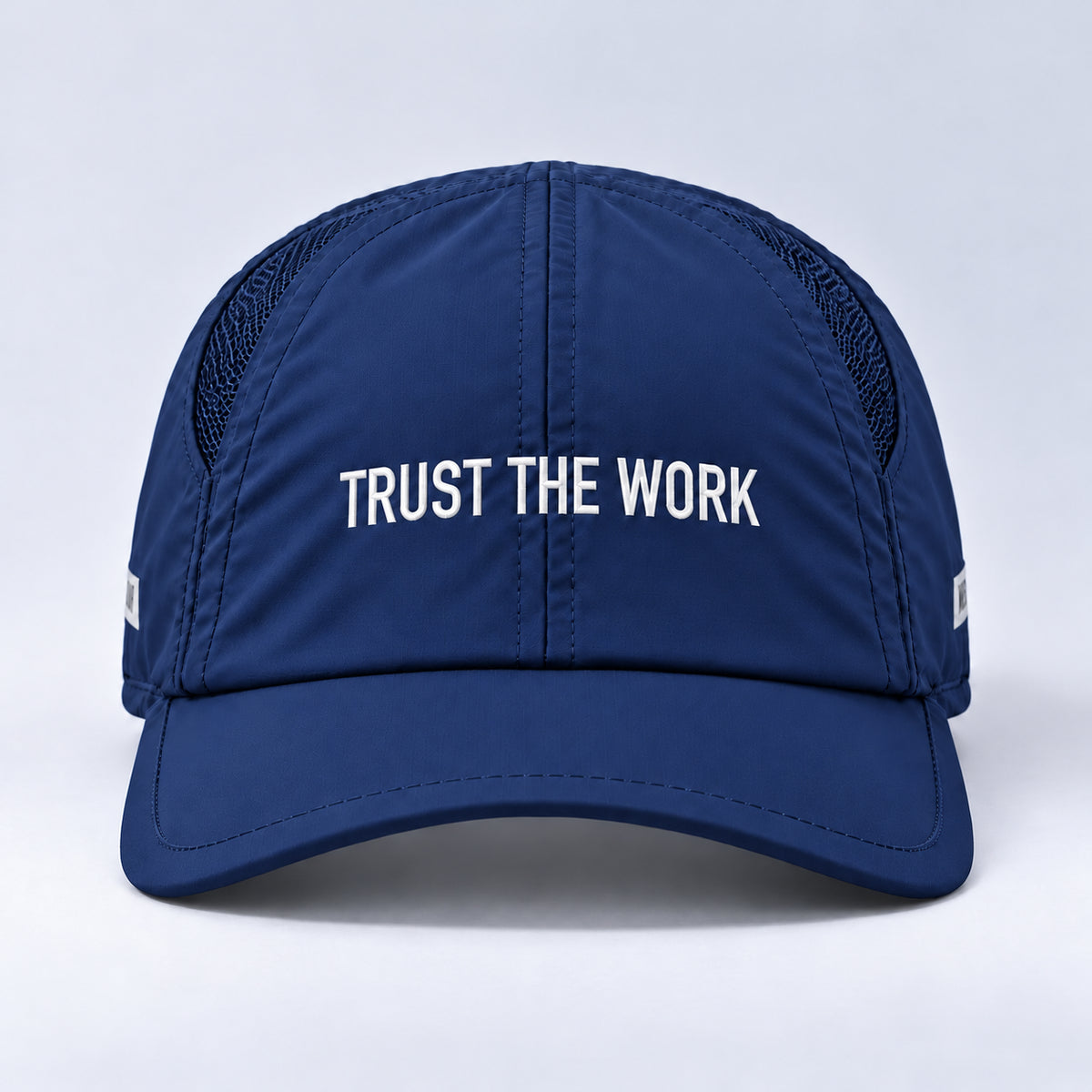 phrase 05 trust the work  navy centered front view