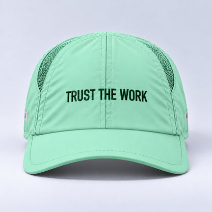 phrase 05 trust the work  seafoam centered front view