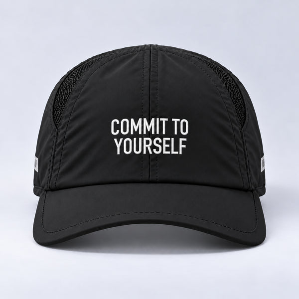 phrase 08 commit to yourself  black centered front view