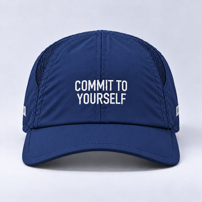 phrase 08 commit to yourself  navy centered front view