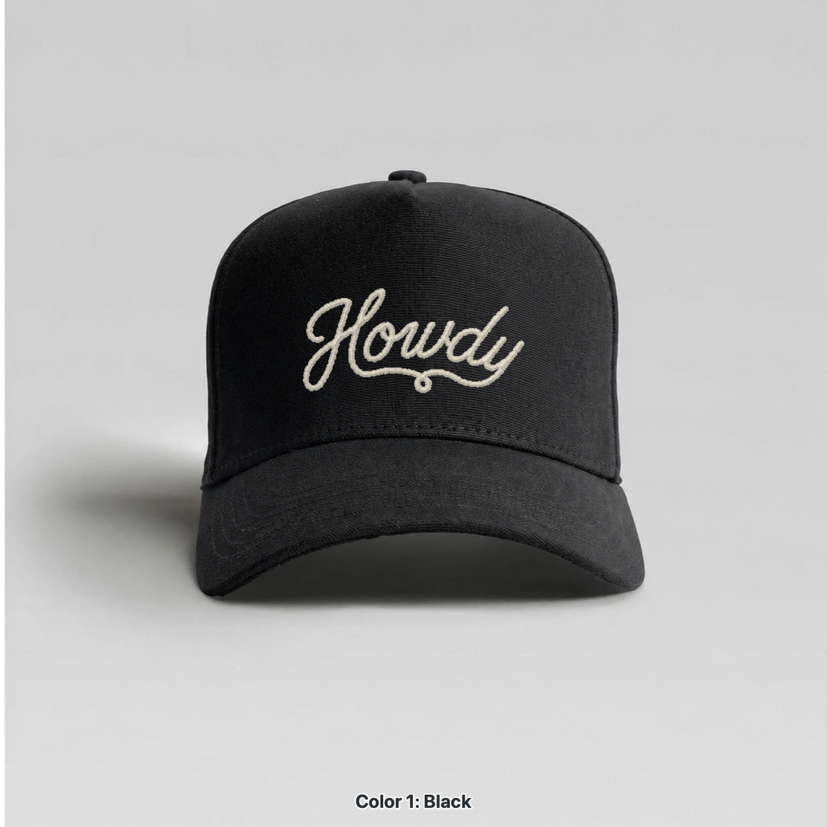 Howdy hat in Black by Western Rodeo