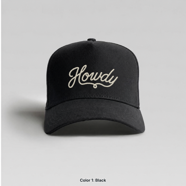 Howdy hat in Black by Western Rodeo