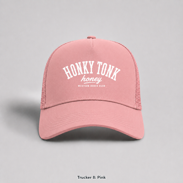 Honky Tonk Honey hat in Pink by Western Rodeo