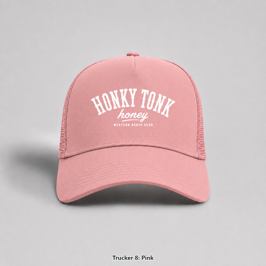 Honky Tonk Honey hat in Pink by Western Rodeo