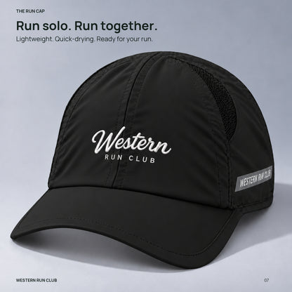 Script Club run cap — closing product